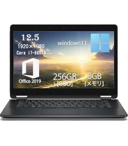 Amazon.co.jp: Dell Latitude E7240ビジネスノートパソコン、12.5画面